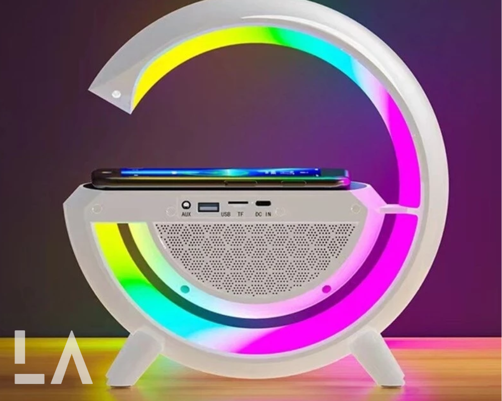 L- Tech Luminária Rgb Caixa Som G Speaker