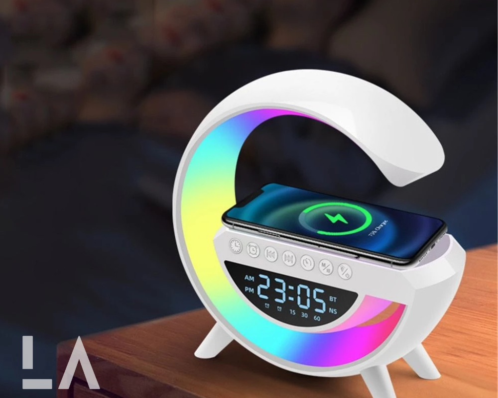 L- Tech Luminária Rgb Caixa Som G Speaker