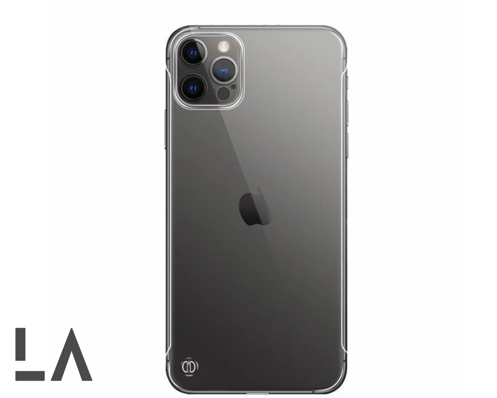 L- Tech Capa Rígida Transparente Ultrafina Sem Moldura Para Apple iPhone