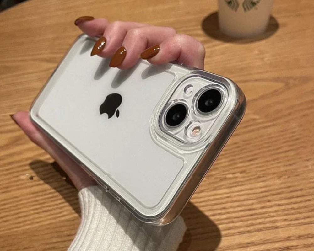 L- Tech Capa transparente para iPhone
