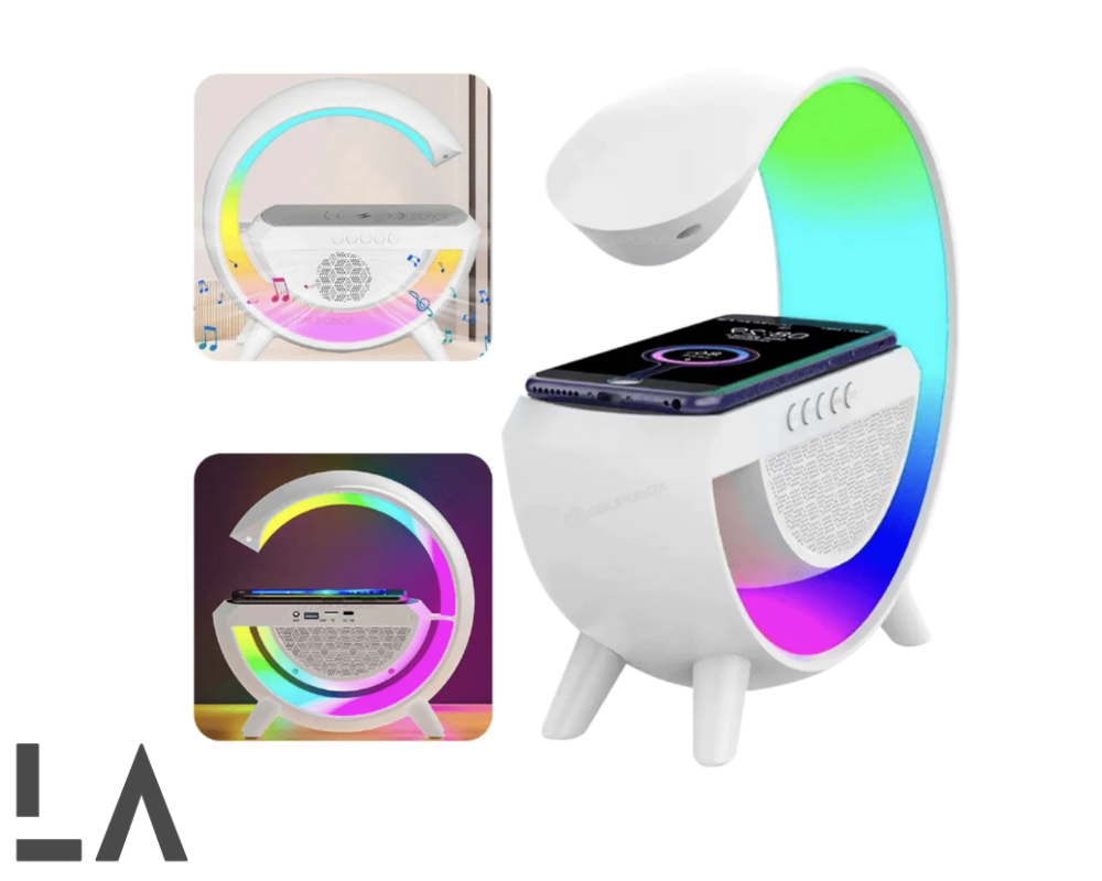 L- Tech Luminária Rgb Caixa Som G Speaker